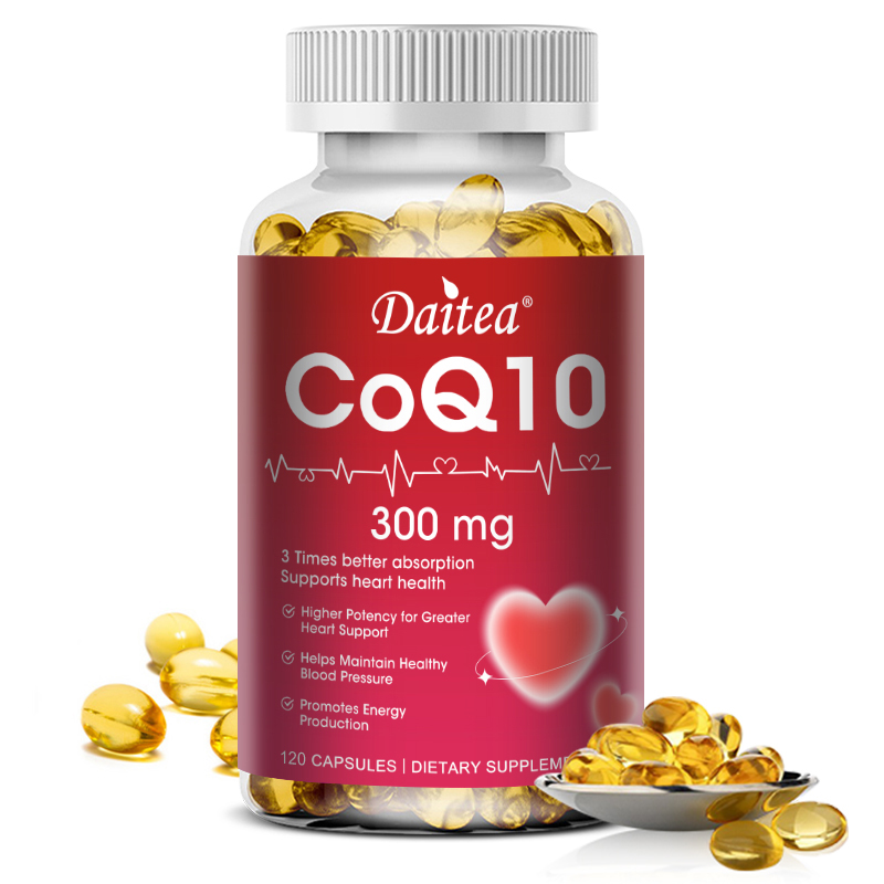 Nac N Acetyl Cysteine - コエンザイム Q10 - 300 Mg、エネルギー、認知能力、心臓、脳、細胞の健康をサポート、抗酸化物質、睡眠の質を向上